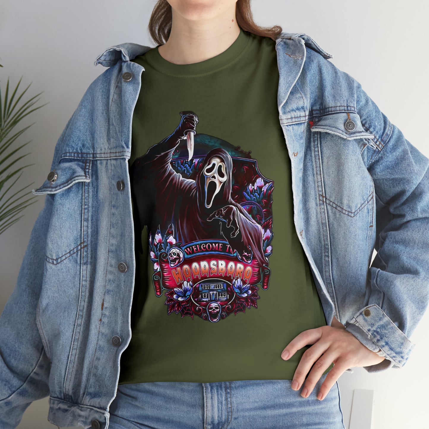 Welcome to Woodsboror Scream Short Sleeve Tee