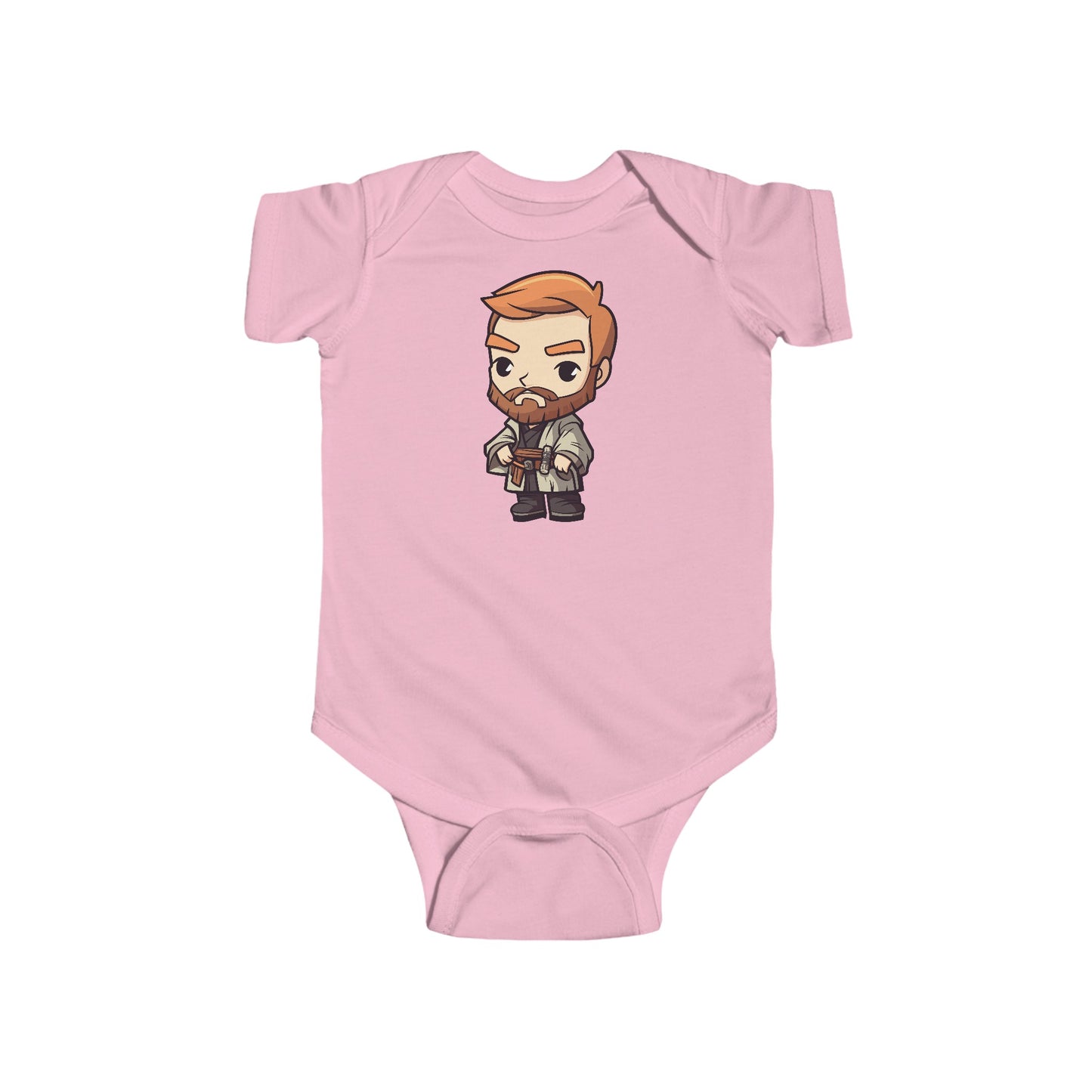 Chibi Obi Wan Kenobi Infant Fine Jersey Bodysuit