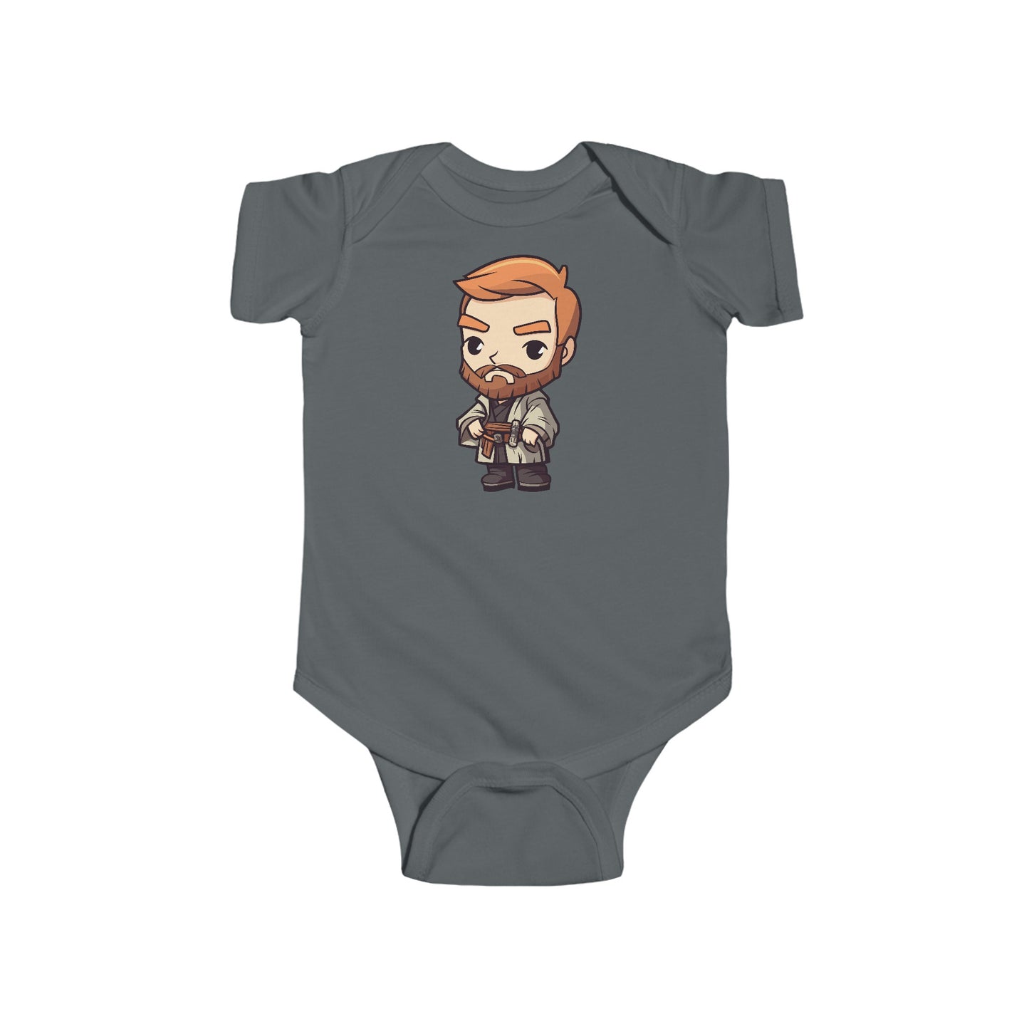 Chibi Obi Wan Kenobi Infant Fine Jersey Bodysuit