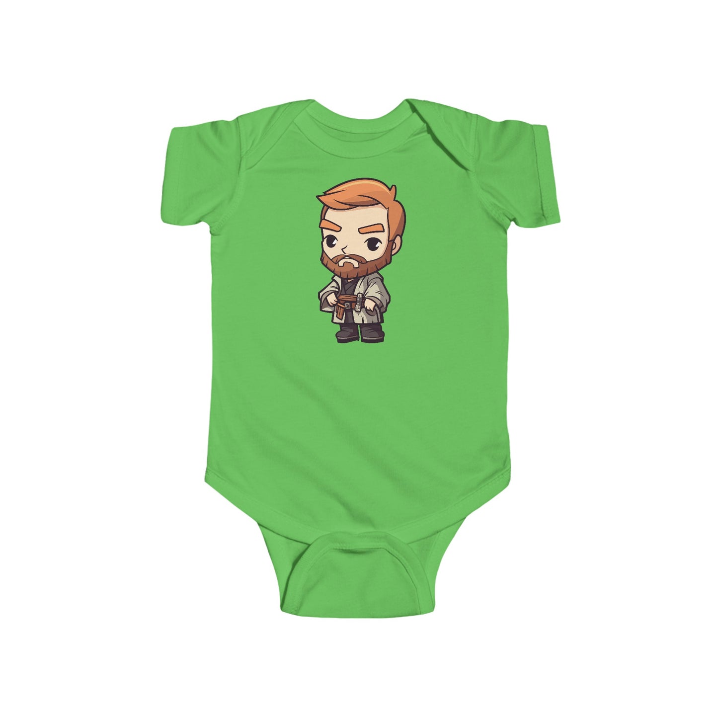 Chibi Obi Wan Kenobi Infant Fine Jersey Bodysuit