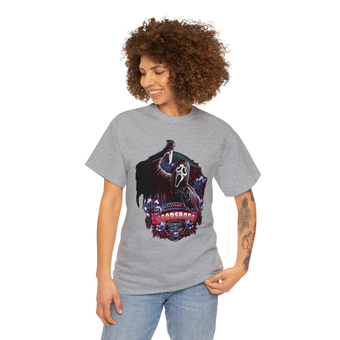 Welcome to Woodsboror Scream Short Sleeve Tee