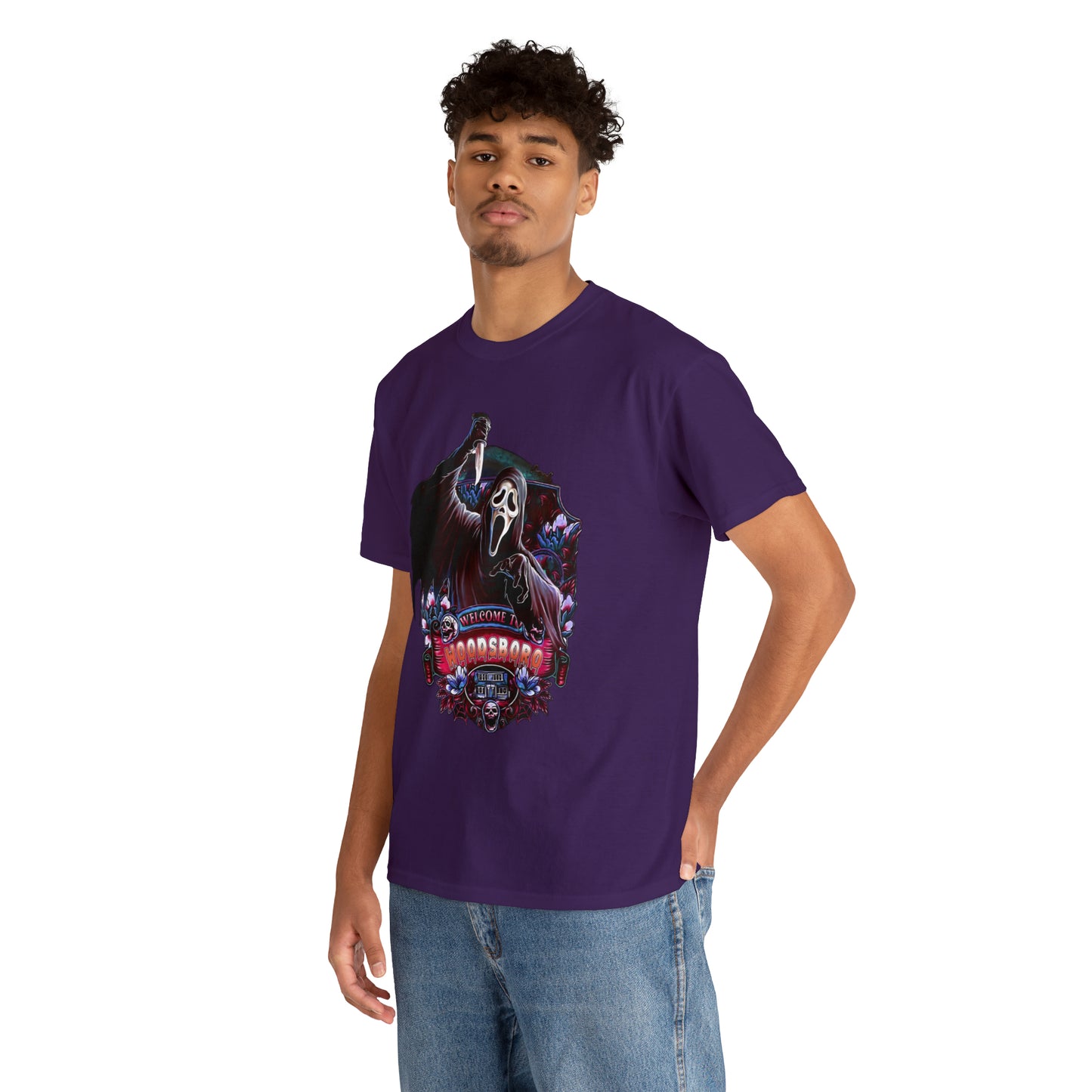 Welcome to Woodsboror Scream Short Sleeve Tee