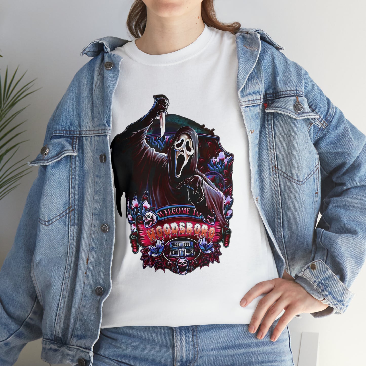 Welcome to Woodsboror Scream Short Sleeve Tee