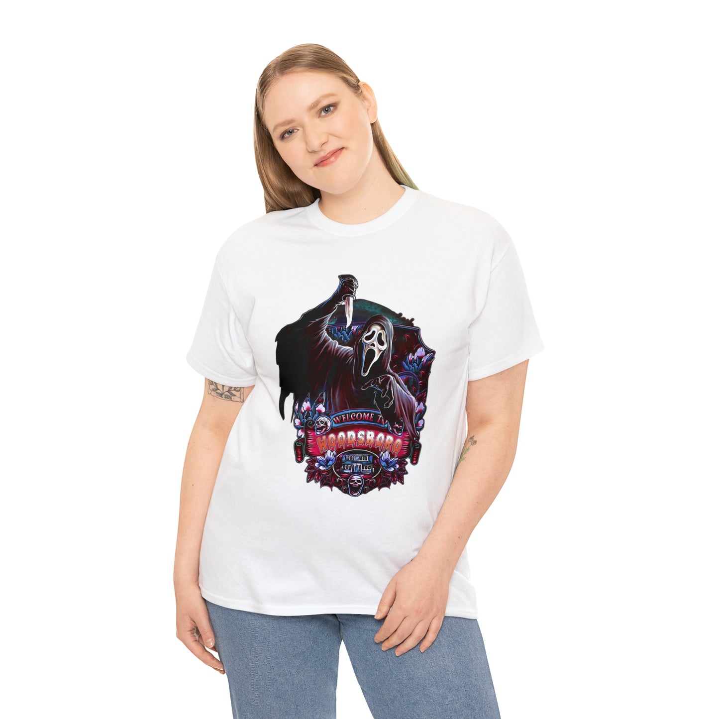 Welcome to Woodsboror Scream Short Sleeve Tee