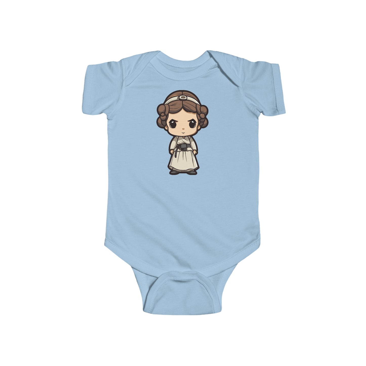 Chibi Princess Leia Infant Fine Jersey Bodysuit