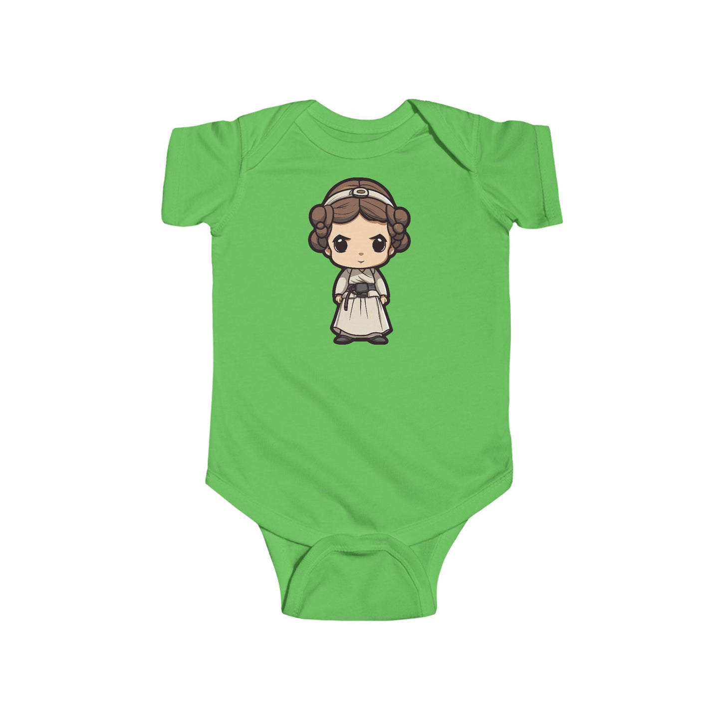 Chibi Princess Leia Infant Fine Jersey Bodysuit