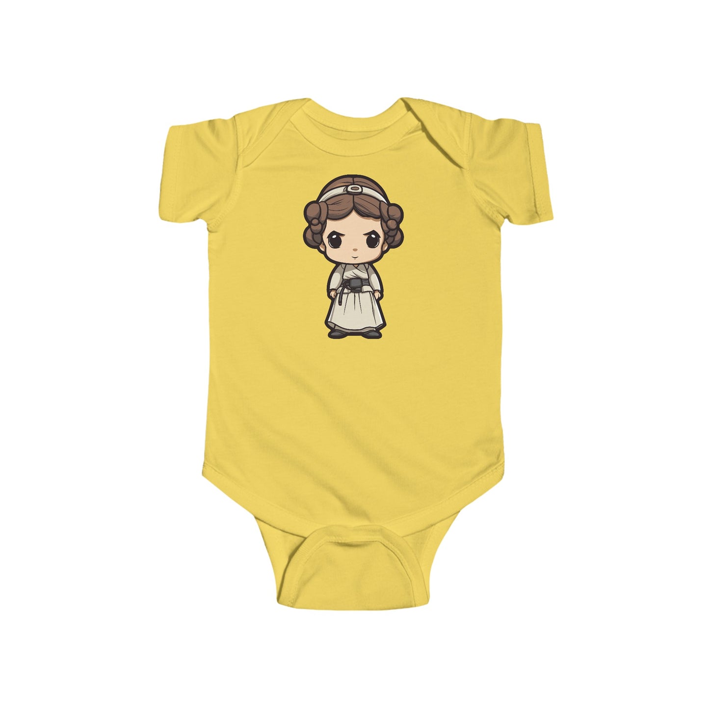 Chibi Princess Leia Infant Fine Jersey Bodysuit