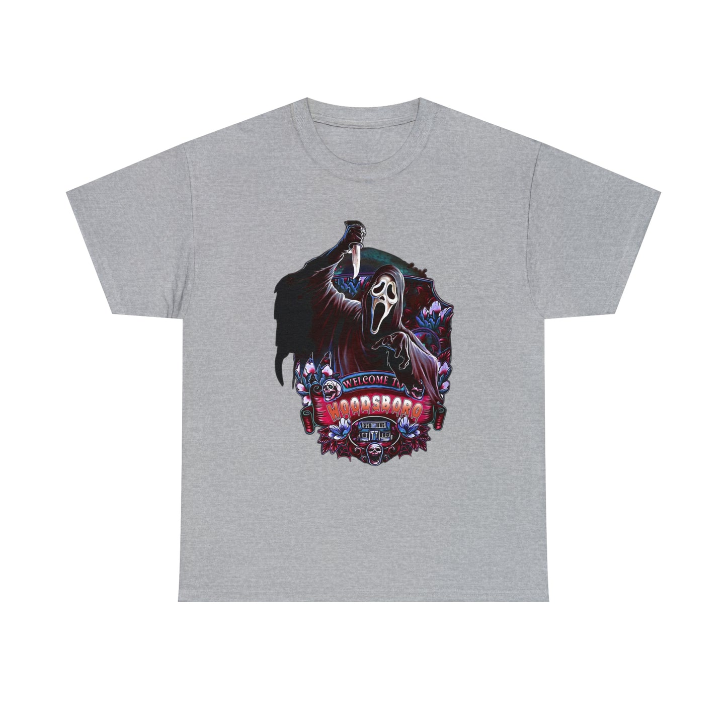 Welcome to Woodsboror Scream Short Sleeve Tee