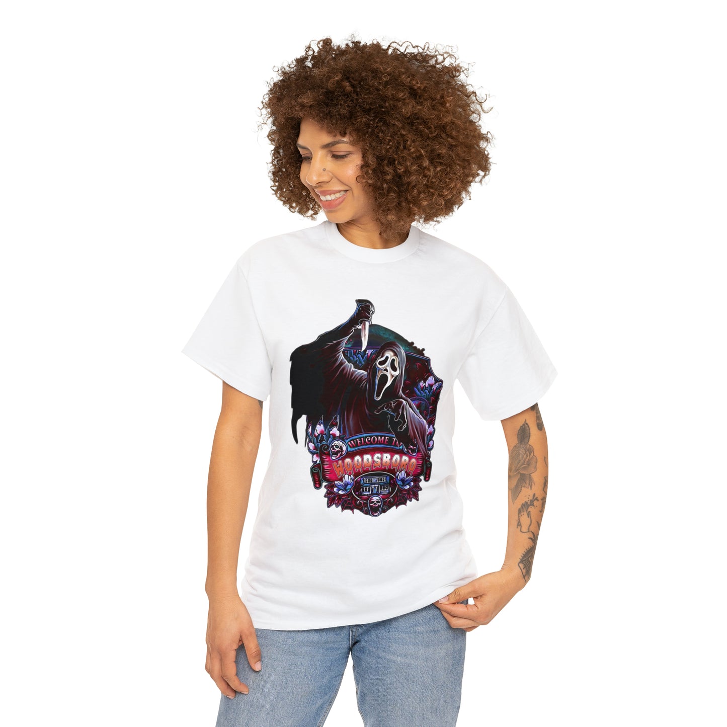 Welcome to Woodsboror Scream Short Sleeve Tee