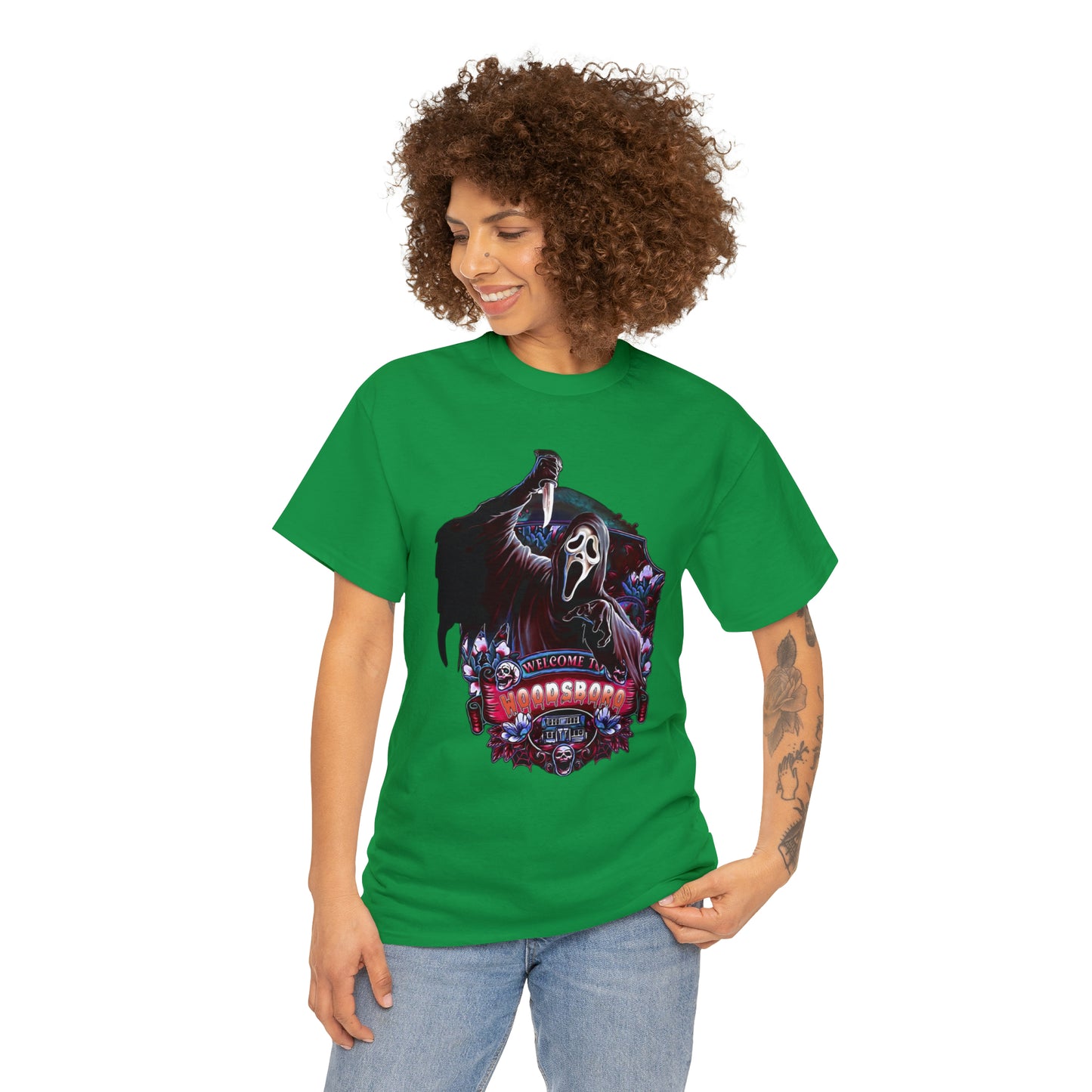 Welcome to Woodsboror Scream Short Sleeve Tee