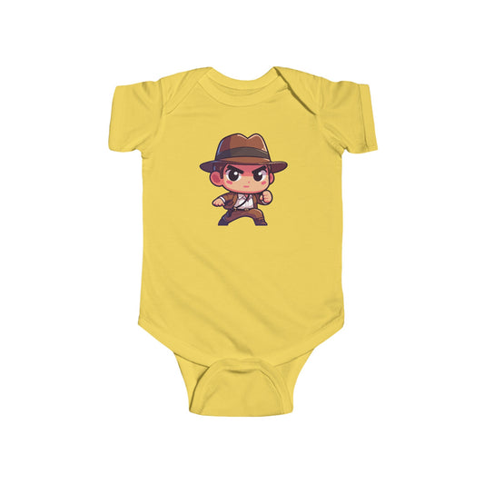 Chibi Indiana Jones Infant Fine Jersey Bodysuit