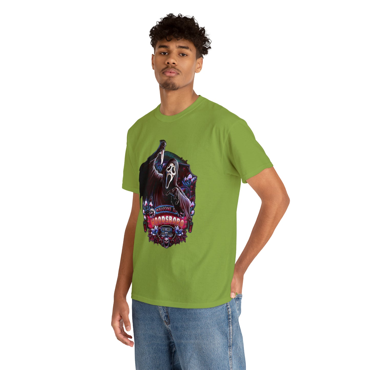 Welcome to Woodsboror Scream Short Sleeve Tee