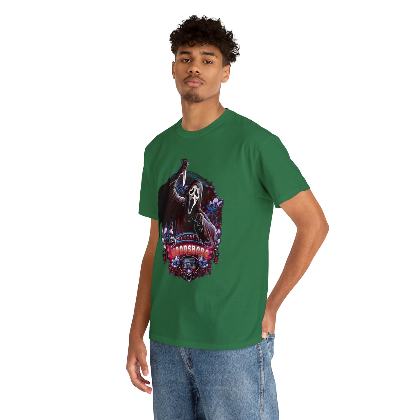 Welcome to Woodsboror Scream Short Sleeve Tee