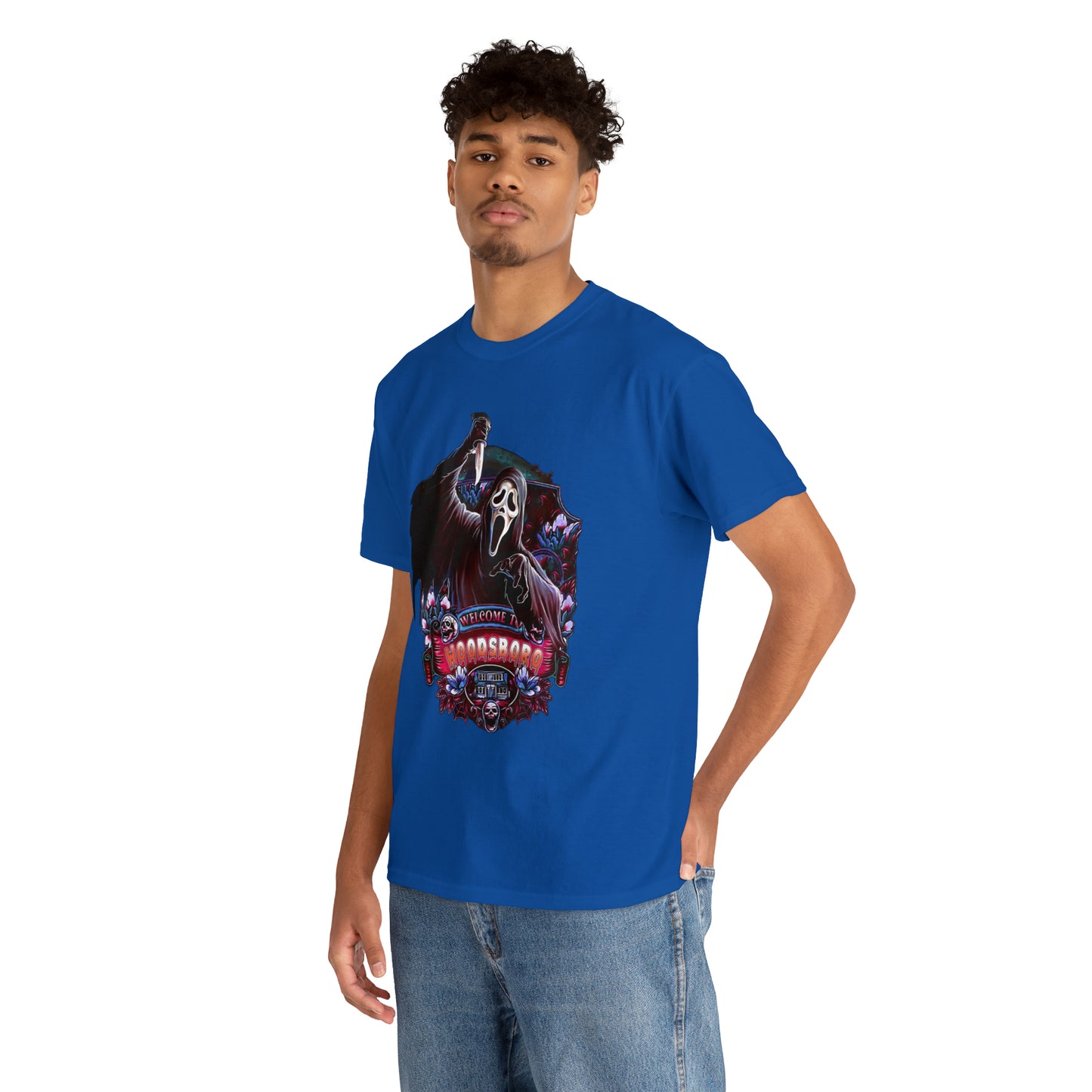 Welcome to Woodsboror Scream Short Sleeve Tee