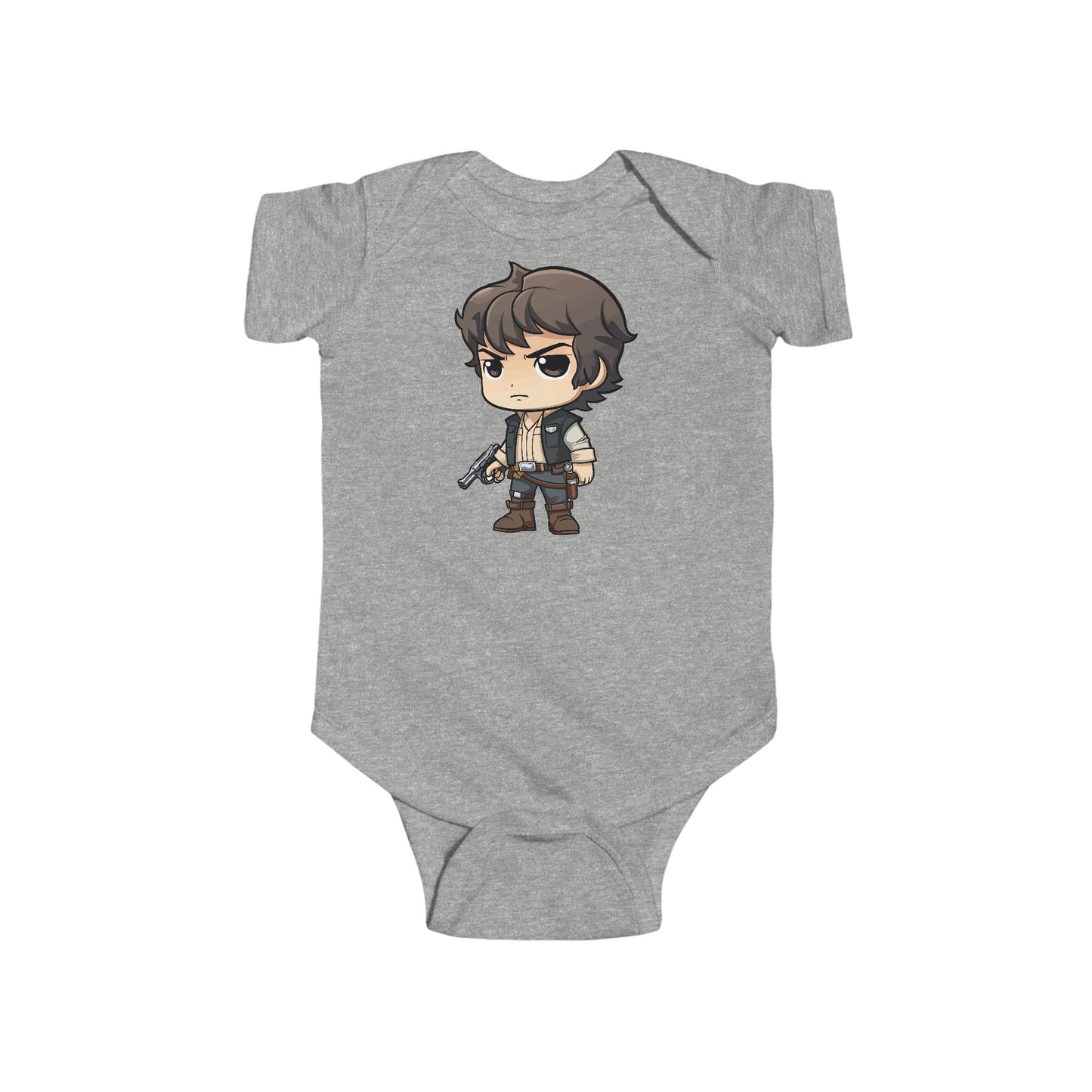 Chibi Hans Solo Infant Fine Jersey Bodysuit