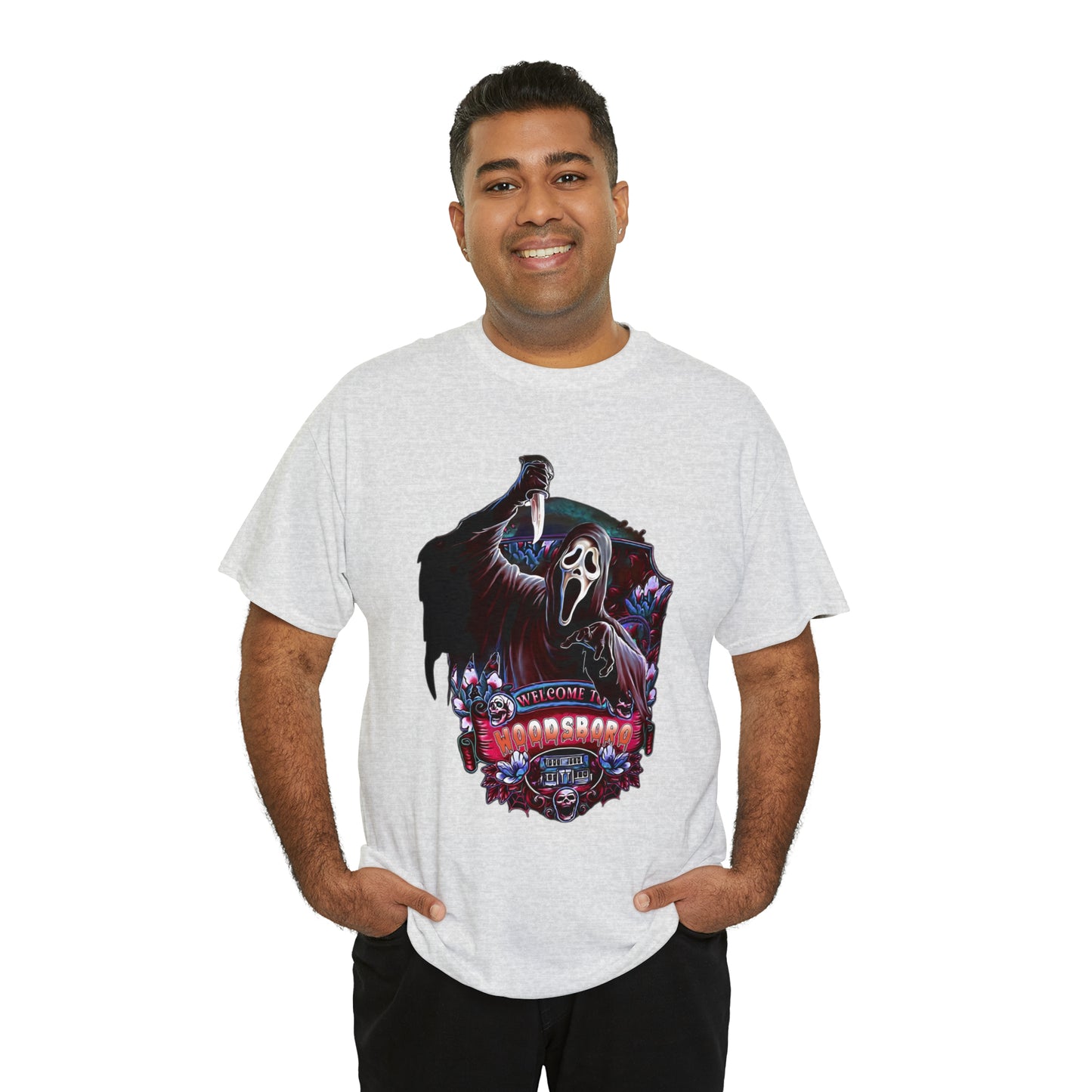 Welcome to Woodsboror Scream Short Sleeve Tee