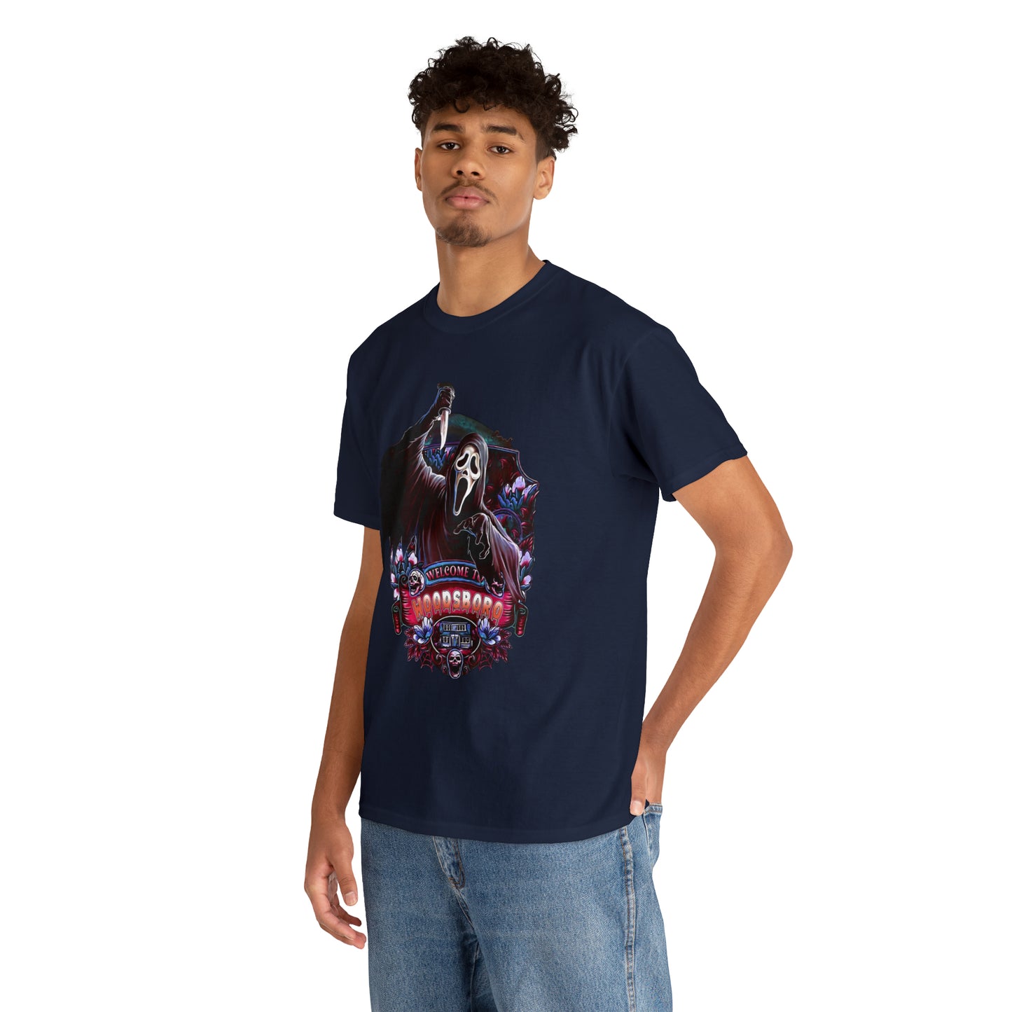 Welcome to Woodsboror Scream Short Sleeve Tee