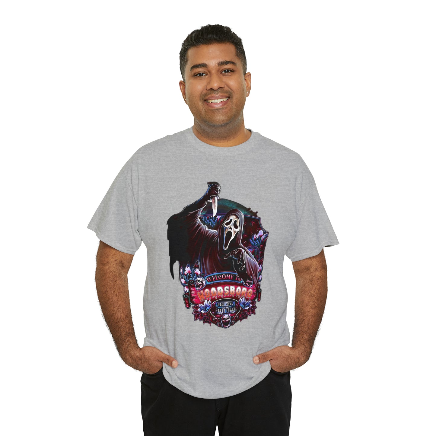 Welcome to Woodsboror Scream Short Sleeve Tee