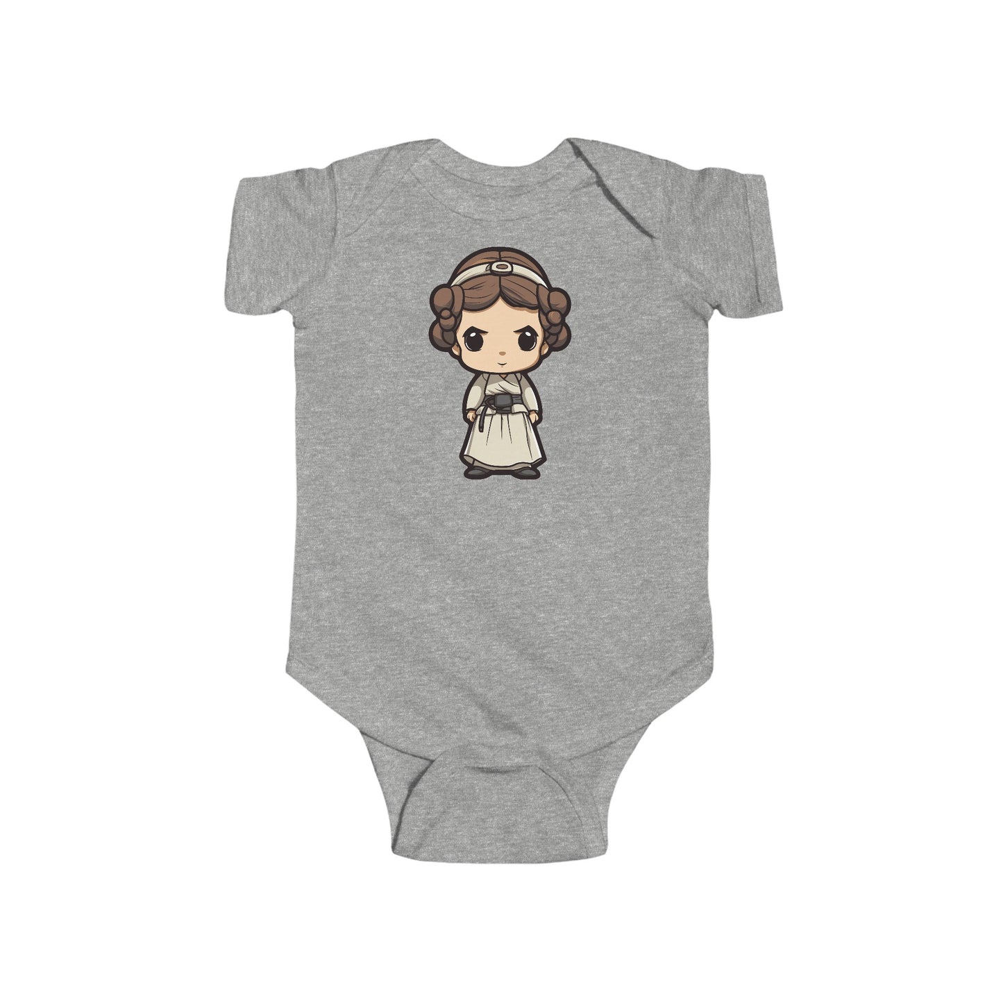 Chibi Princess Leia Infant Fine Jersey Bodysuit