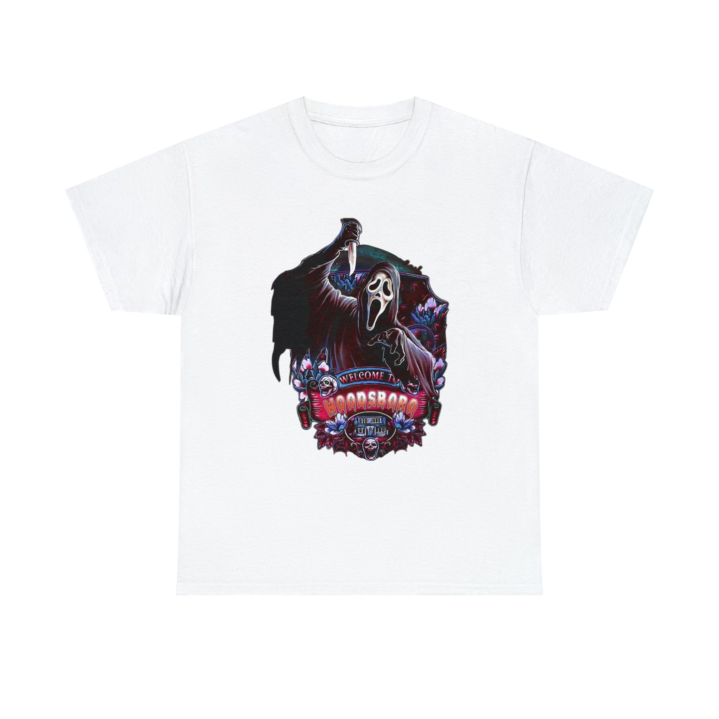 Welcome to Woodsboror Scream Short Sleeve Tee