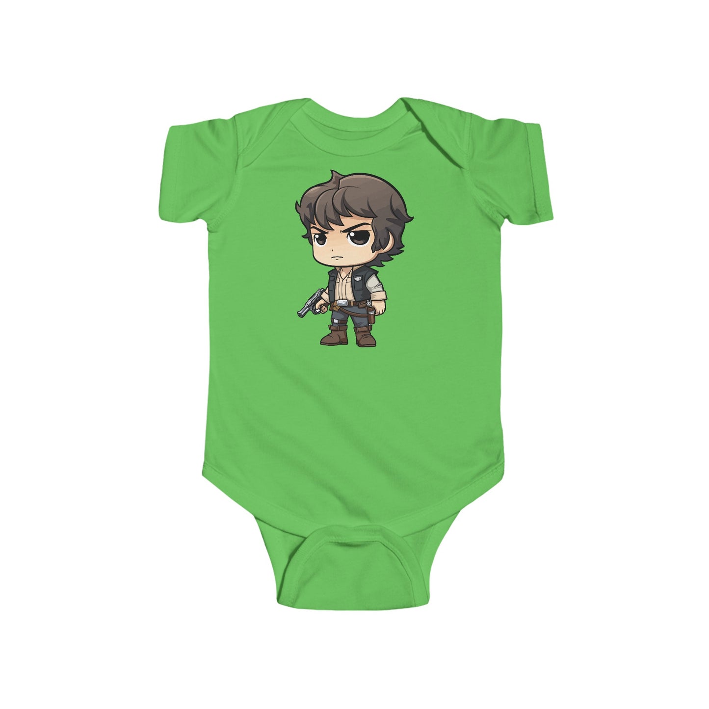 Chibi Hans Solo Infant Fine Jersey Bodysuit