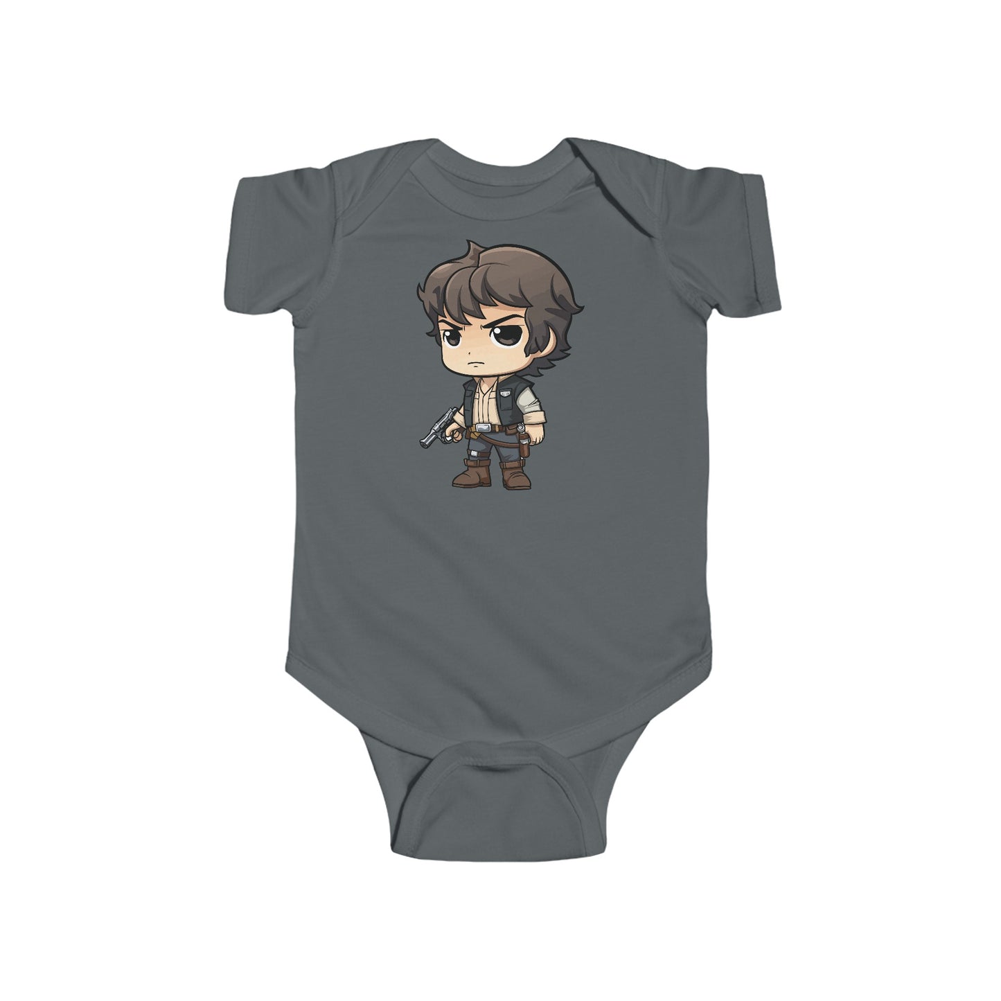 Chibi Hans Solo Infant Fine Jersey Bodysuit