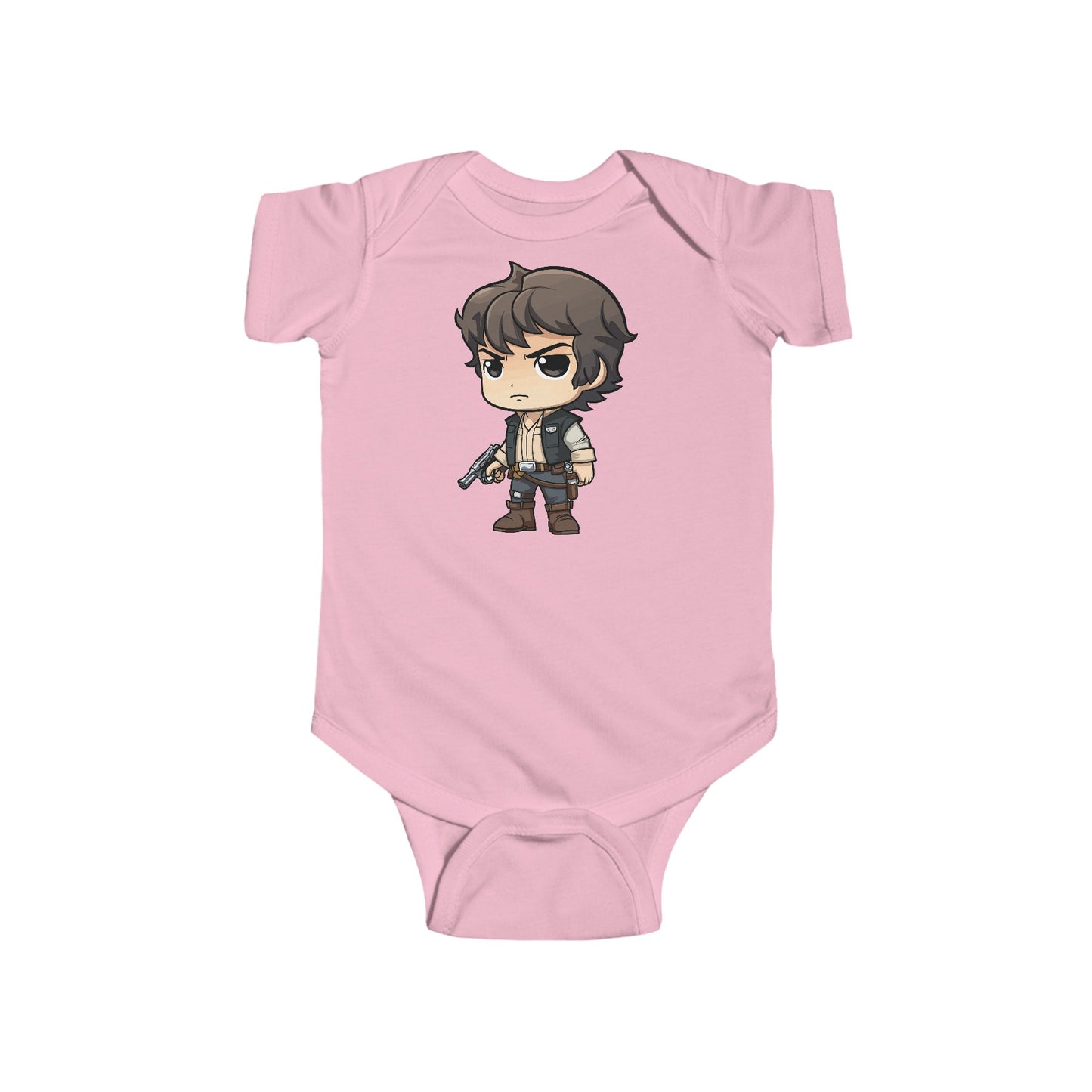 Chibi Hans Solo Infant Fine Jersey Bodysuit