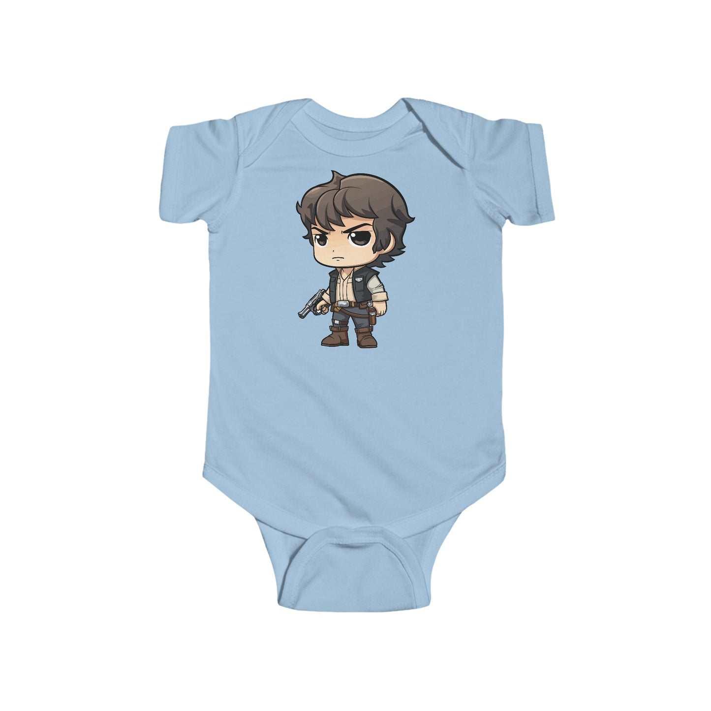 Chibi Hans Solo Infant Fine Jersey Bodysuit