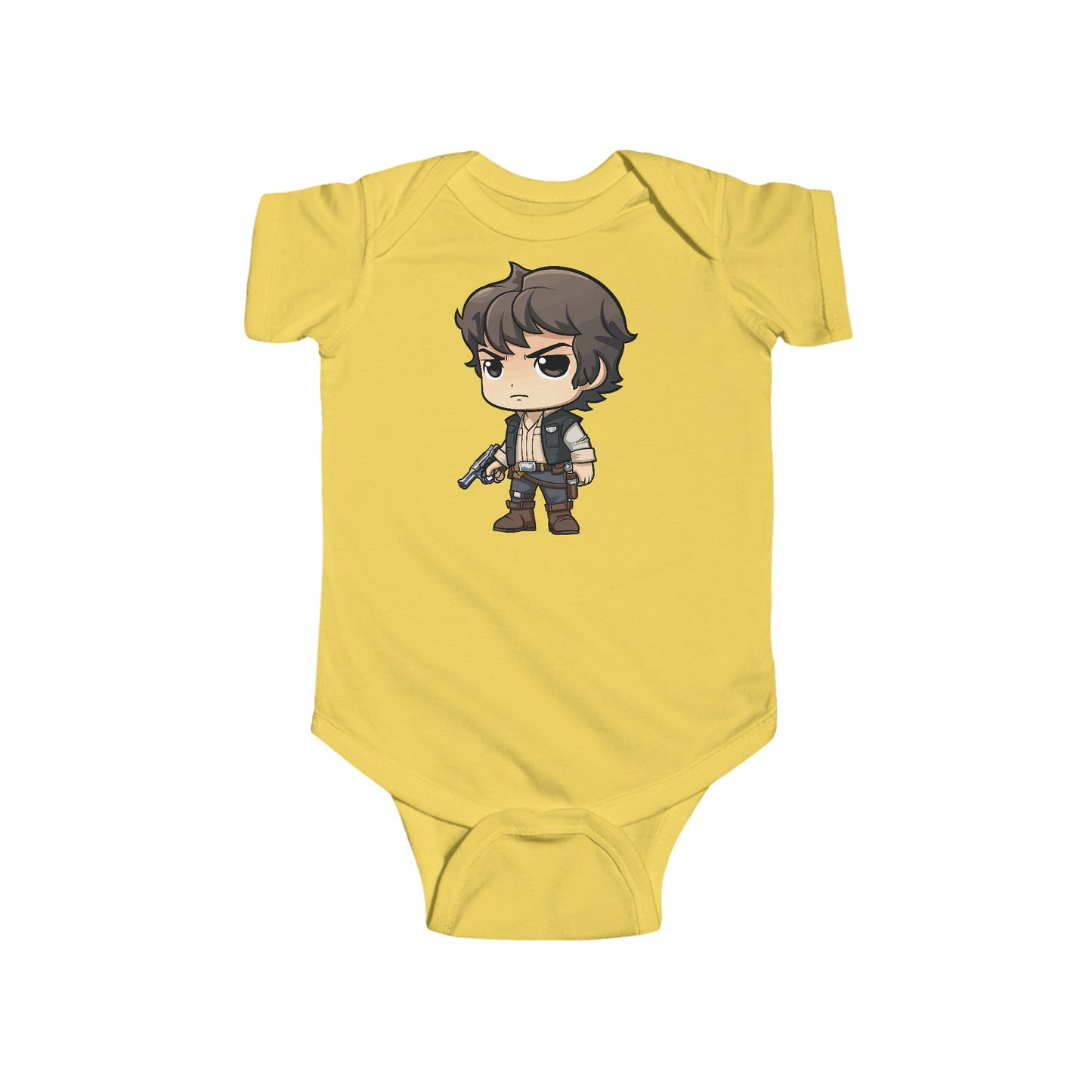 Chibi Hans Solo Infant Fine Jersey Bodysuit