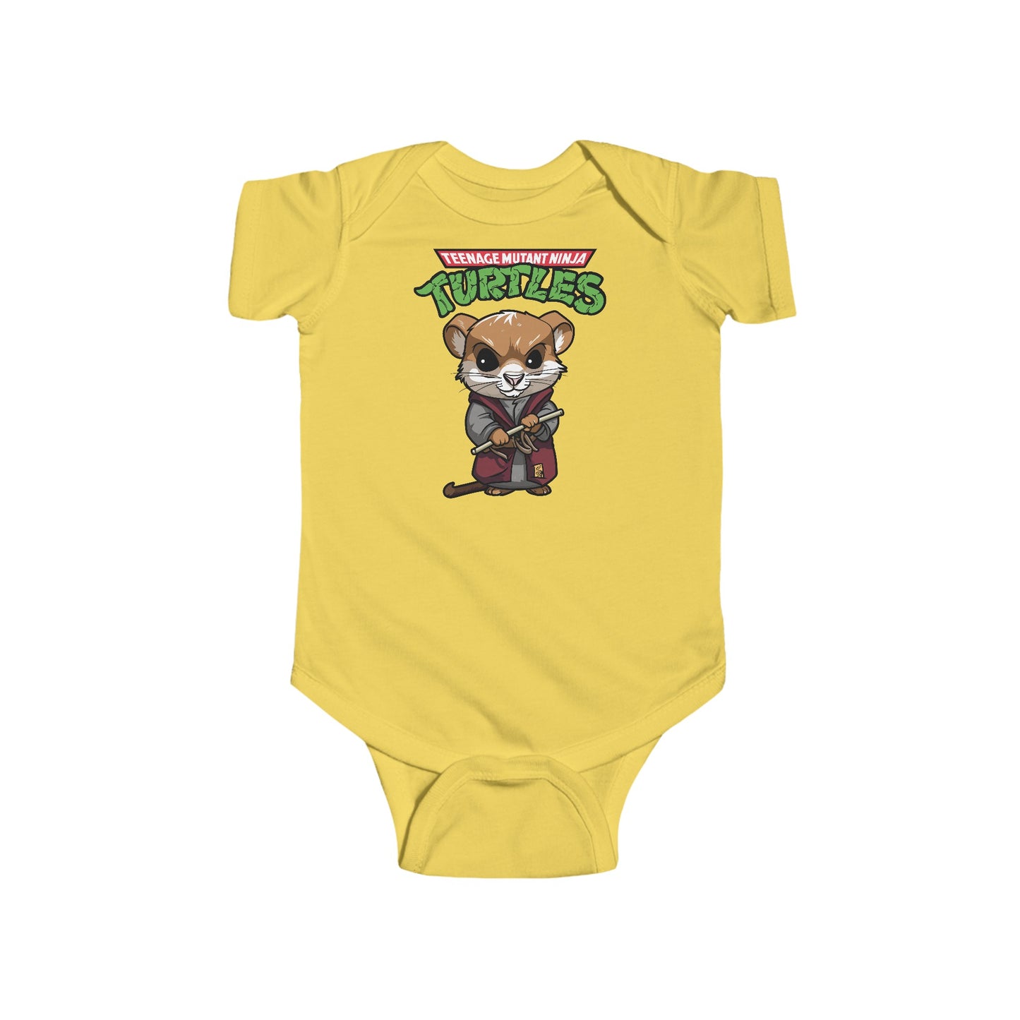 Chibi Master Splinter Infant Fine Jersey Bodysuit