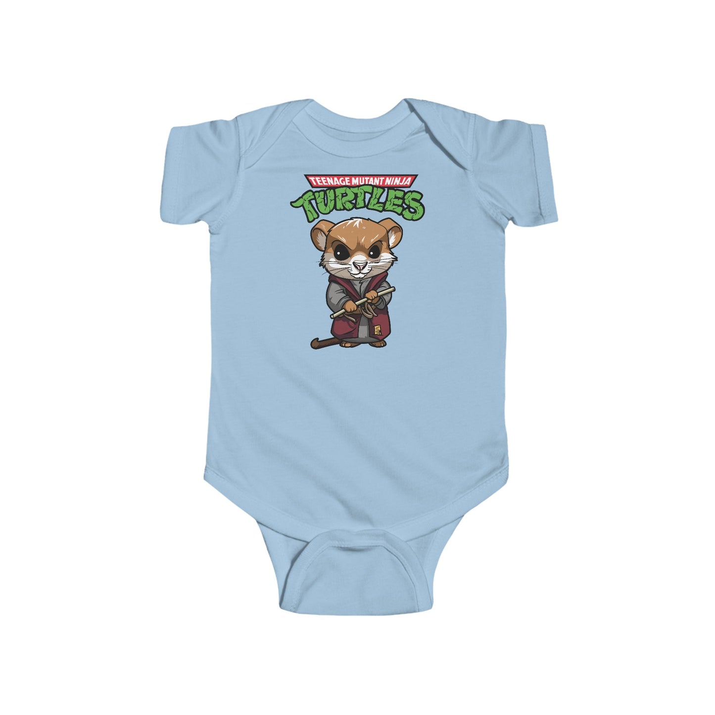 Chibi Master Splinter Infant Fine Jersey Bodysuit