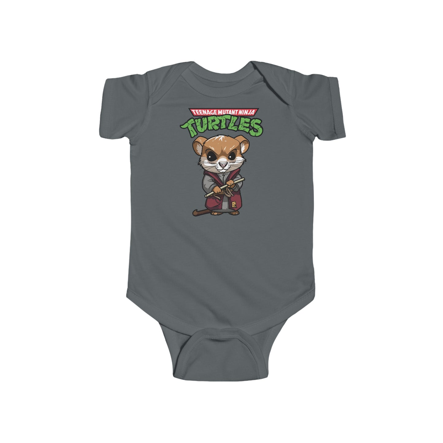 Chibi Master Splinter Infant Fine Jersey Bodysuit