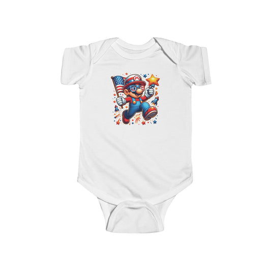 Mario Infant Fine Jersey Bodysuit