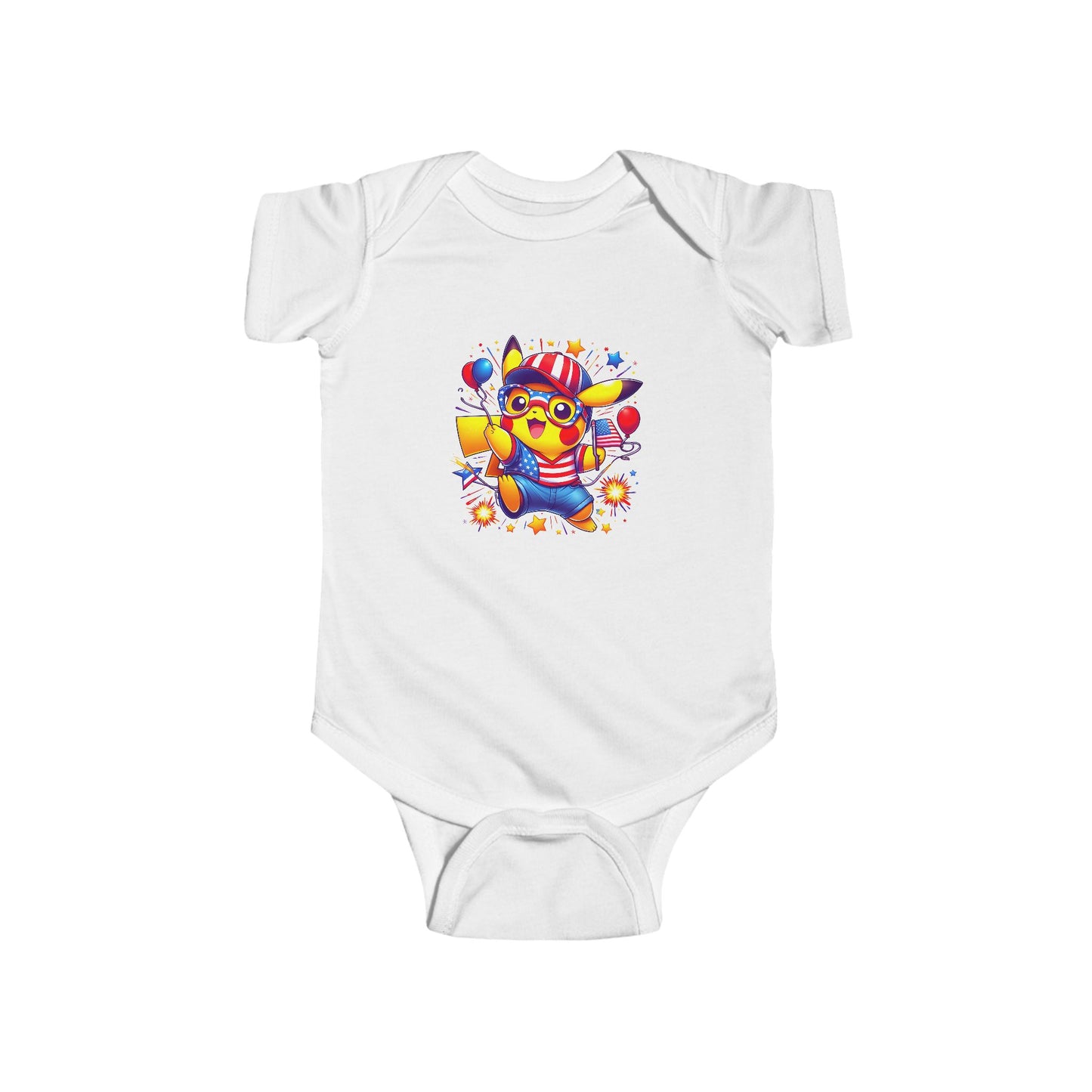 Fourth of July Infant Fine Jersey Bodysuit