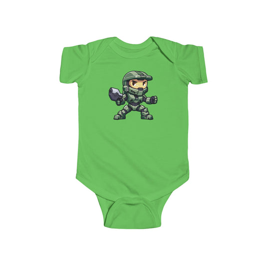 Chibi Halo Master Cheif Infant Fine Jersey Bodysuit