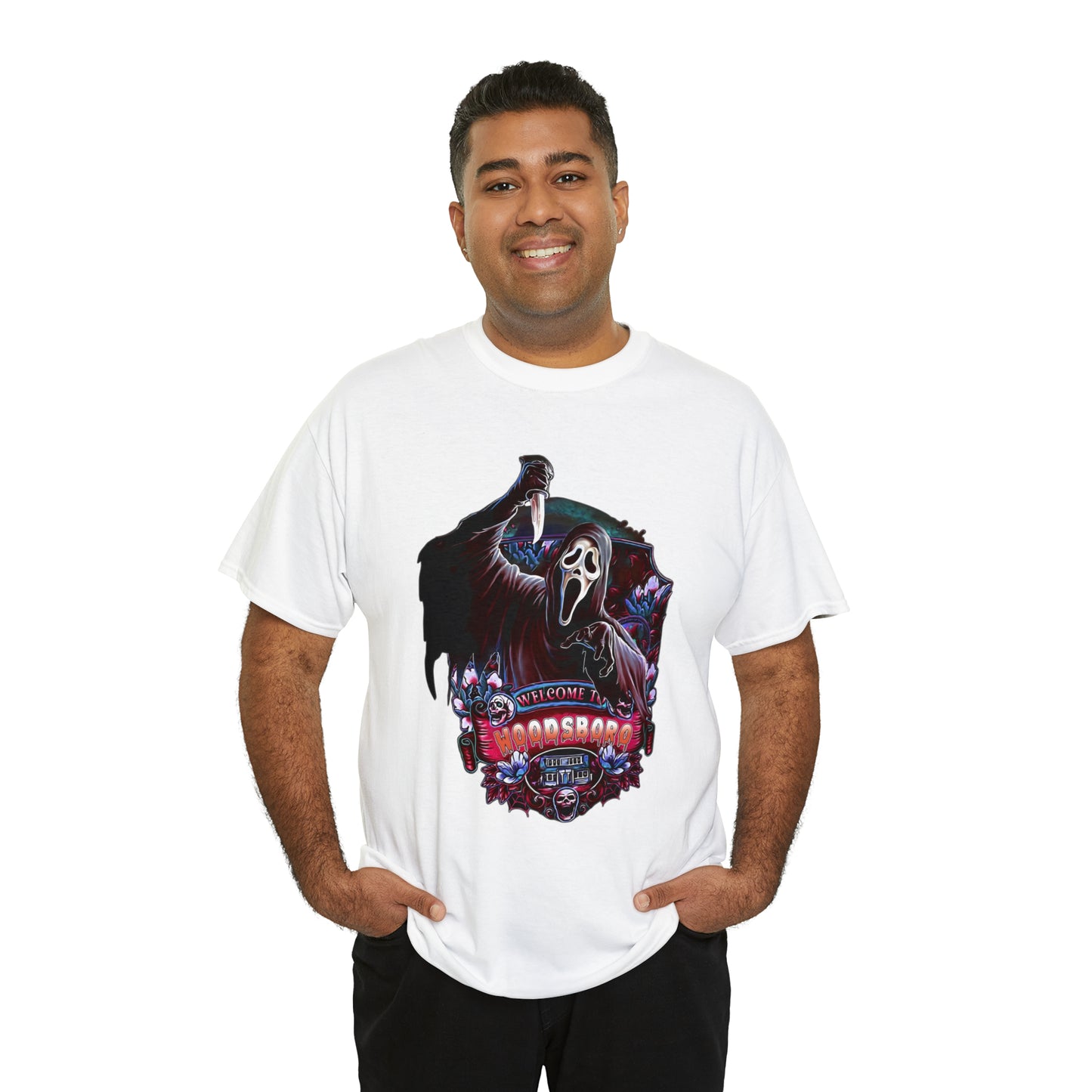 Welcome to Woodsboror Scream Short Sleeve Tee