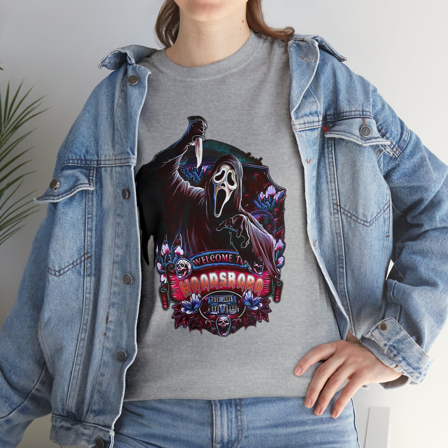 Welcome to Woodsboror Scream Short Sleeve Tee