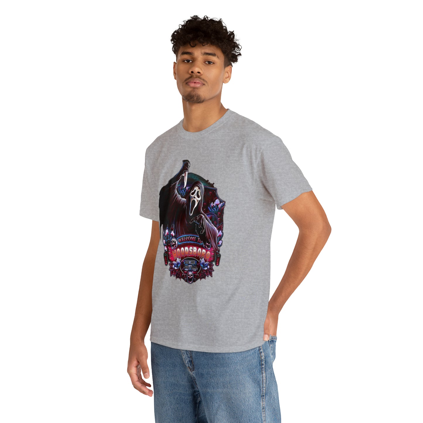 Welcome to Woodsboror Scream Short Sleeve Tee