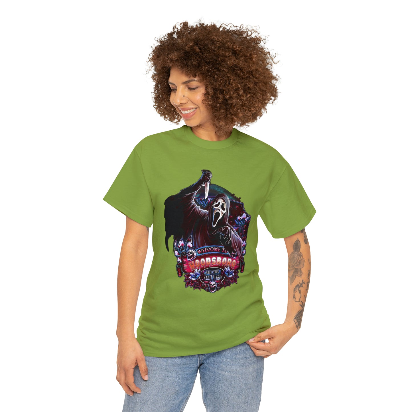 Welcome to Woodsboror Scream Short Sleeve Tee